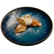 Блин с яблоком и корицей