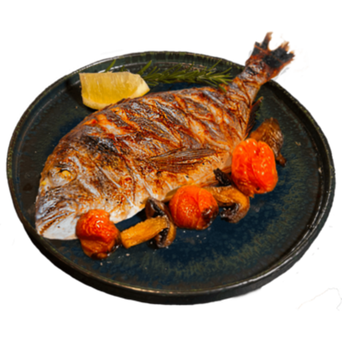 Дорадо с овощами