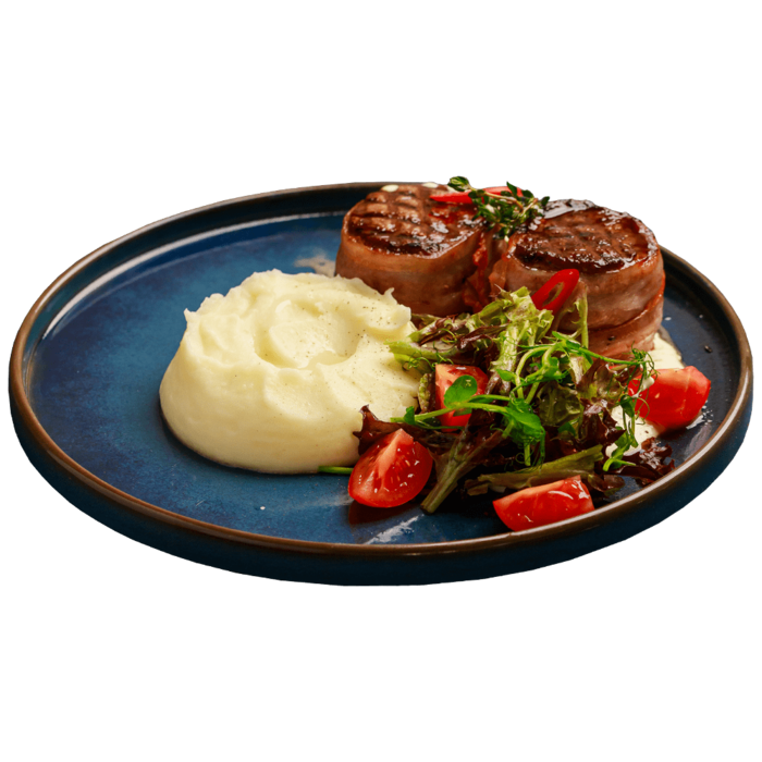 Медальоны с картофельным пюре