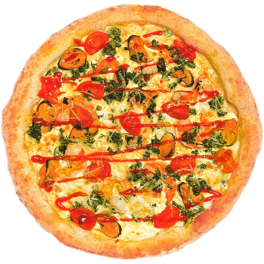 Пицца с морепродуктами